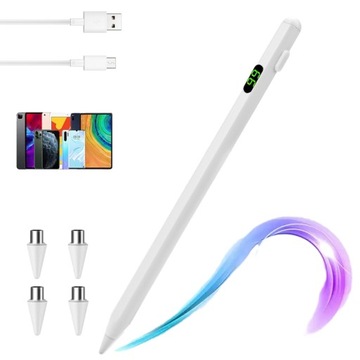RYSIK PENCIL PEN DO TABLETA APPLE XIAOMI LENOVO Z ADSORPCJA MAGNETYCZNA USB