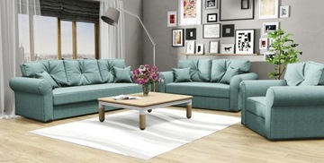ZESTAW WYPOCZYNKOWY Skandi 3+2+1 kanapa fotel sofa