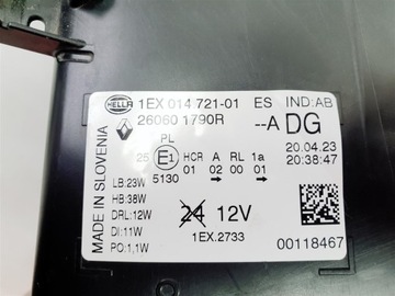 RENAULT TRAFIC III FACELIFT IV 21R+ LEVÝ SVĚTLO PŘEDNÍ FULL LED ORIG EU !