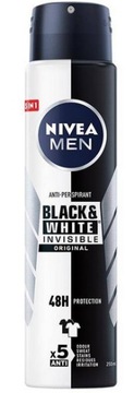 Спрей-антиперспирант Nivea MEN 48 ч Black&White Invisible 250 мл