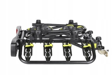 БАГАЖНИК ПЛАТФОРМЫ, ДЕРЖАТЕЛЬ ДЛЯ ТРАНСПОРТИРОВКИ 4 ВЕЛОСИПЕДОВ, INTER PACK QUATTRO, НАКЛОНЯЕМЫЙ