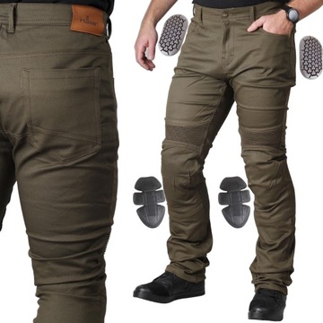 JEANSY MOTOCYKLOWE spodnie HUSAR FALCON + SAS TEC