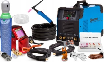 SHERMAN DIGITIG 200 MULTIPRO TIG AC DC MMA ALU HF PULS ИНВЕРТОРНАЯ СВАРОЧНАЯ МАШИНА