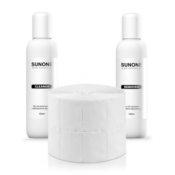 SunOne 2x100мл Чистящие жидкости Ацетон Ватные палочки 250 шт.