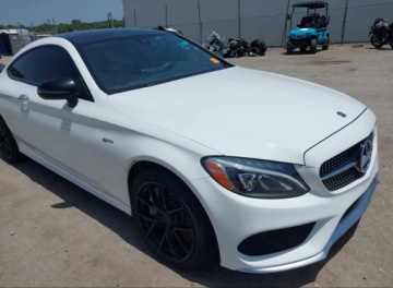 Mercedes Klasa C W205 Coupe AMG AMG 43 C 367KM 2018 Mercedes-Benz Klasa C 2018r., MERCEDES-BENZ AMG C 43 4MATIC, 3L, od ubezpi, zdjęcie 3