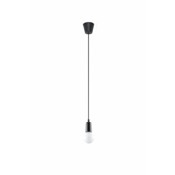 Лампа підвісна DIEGO 1 чорна SL.0572 Sollux Lighting