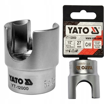СПЕЦИАЛЬНАЯ НАСАДКА YATO ДЛЯ ТОПЛИВНОГО ФИЛЬТРА 27мм 1/2''
