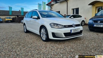 Volkswagen Golf VII Variant 2.0 TDI CR DPF BlueMotion Technology 150KM 2015 Volkswagen Golf GTD, 2x PDC, bi-ksenon