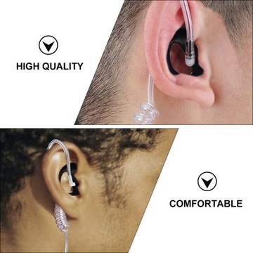 Wkładka douszna z cewką akustyczną, silikonowa słuchawka