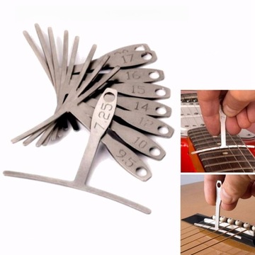 РЕГУЛИРОВКА ИНСТРУМЕНТА ДЛЯ ИЗМЕРЕНИЯ РАДИУСА ГРИТАРЫ ГИТАРЫ 9