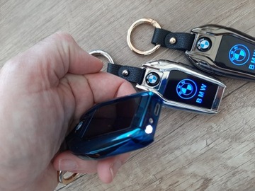 Элегантный светодиодный брелок BMW + USB-зажигалка