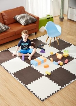 БОЛЬШОЙ ПЕННЫЙ ПАЗЛ КОВРИК 62х62 СМ 2 ШТ.