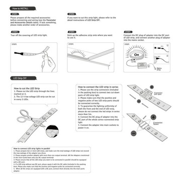 DC12V 5M 300LED SMD 5050 IP65 Водонепроницаемая светодиодная лента для украшения своими руками