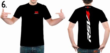 Футболка мотоциклетная с принтом Aprilia RSV4/1000/1100