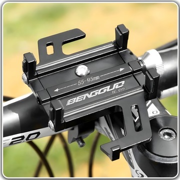 ДЕРЖАТЕЛЬ ДЛЯ ВЕЛОСИПЕДНОГО ТЕЛЕФОНА НА РУЛЕ ВЕЛОСИПЕДА, ПРОЧНЫЙ АЛЮМИНИЙ