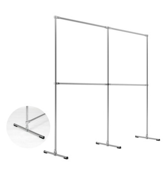 WIESZAK SKLEPOWY 3,2/2M STOJAK na ubrania WIESZAKI
