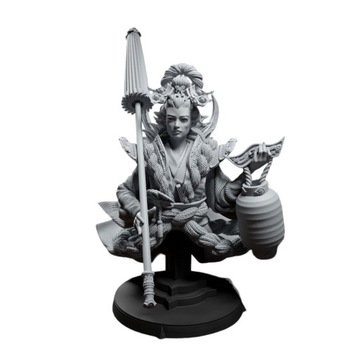 Yana Muto Bust gejsza geisha figurka rpg dnd D&D druk 3d 12k