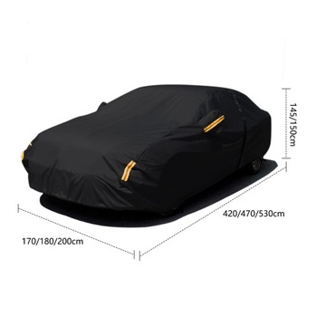 АВТОМОБИЛЬНЫЙ КРЫШКА ОТКЛОННО-ВОДОНЕПРОНИЦАЕМЫЙ СЕДАН XXL 530 x 200 x 150