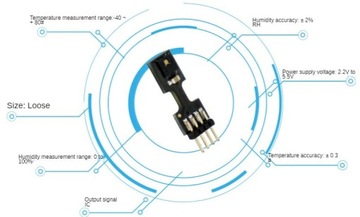AHT25 i2c датчик/датчик температуры и влажности