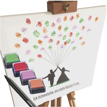 Księga gości na ślub – motyw para młoda