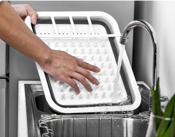 СКЛАДНАЯ СИЛИКОНОВАЯ СУШКА ДЛЯ СУШКИ ПОСУДА СКЛАДНАЯ КАПЕЛЬНИЦА