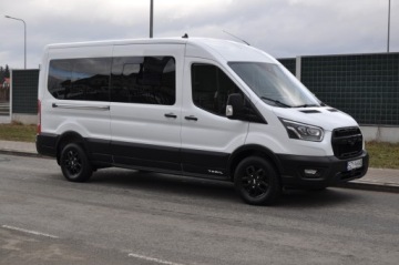 Ford Transit VIII 2021 FORD TRANSIT L3H2 8 os TRAIL AUTOMAT 2.0 170 KM SALON PL Bezwypadkowy I Wł, zdjęcie 5