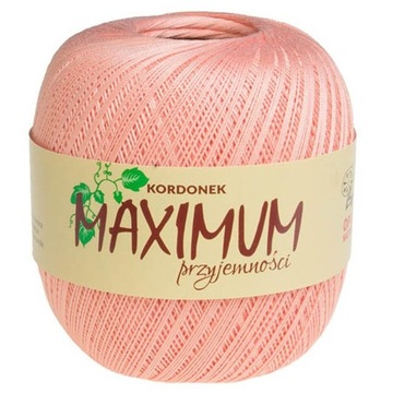 Kordonek MAXIMUM 100g kolor 1537 Łososiowy