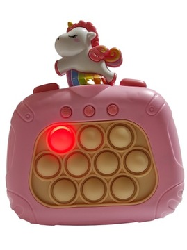 ЭЛЕКТРИЧЕСКАЯ АНТИСТРЕССОВАЯ АРКАДНАЯ ИГРА POP IT PUSH пузырь единорог