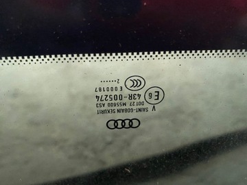 Audi A7 S7 RS7 4G8 Стекло люка AS3 12 лет