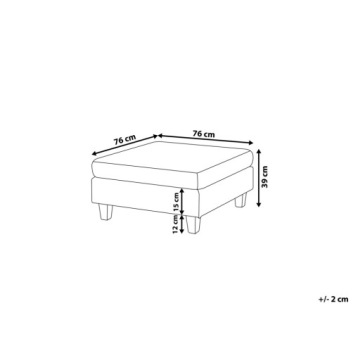 UNSTAD черный пуфик