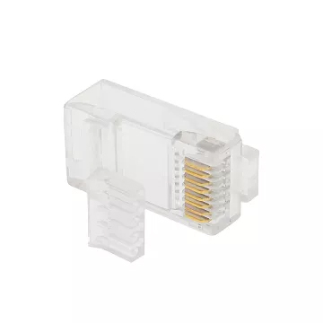 KOŃCÓWKI WTYK RJ45 UTP Kat 6 z prowadnicą 10 sztuk