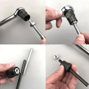 НАСАДКИ ДЛЯ ПОВРЕЖДЕННЫХ, ОБРАБОТАННЫХ, СЛОМАННЫХ БОЛТОВ, ГАЙОК 9-19 мм