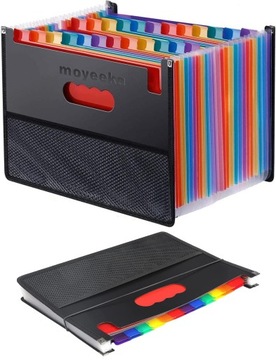 Складная папка для документов с 24 отделениями