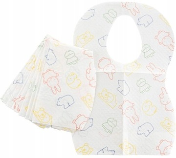 Bocioland Одноразовые нагрудники с карманом, 10 шт.