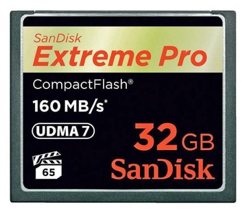 Карта SANDISK Compact Flash Extreme Pro 600X 32 ГБ