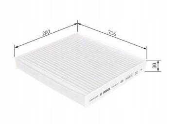 BOSCH 1 987 435 517 FILTR VENTILACE PROSTORU SPOLUJEZDCE