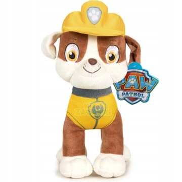PSI PATROL RUBBLE MASKOTKA DUŻY PLUSZAK PIESEK 26 CM