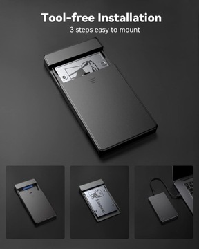 OBUDOWA DYSKU KIESZEŃ MEOFIA 2,5'' USB 3.0 HDD SSD