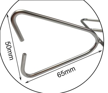 H-323-D Крепкий профессиональный крючок для копчения рыбы, 3 шт.