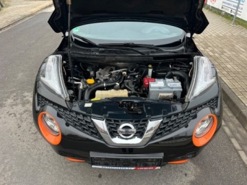 Nissan Juke I SUV Facelifting DIG-T 115KM 2015 Nissan Juke KLIMATYZACJA NAWIGACJA KAMERA SKORY TEMPOMAT EL.SZYBY SERWISOW, zdjęcie 27