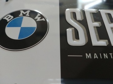 3D металлическая дверная подвеска BMW SERVICE