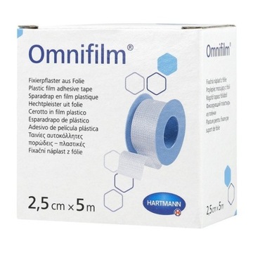 Omnifilm plaster przylepiec z folii 2,5cm x 5m