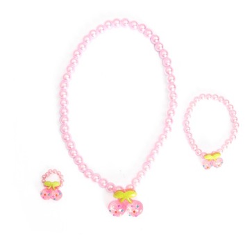 NASZYJNIKI CHOKER DLA DZIEWCZYNEK BIŻUTERIA Z PERŁĄ DLA DZIECI