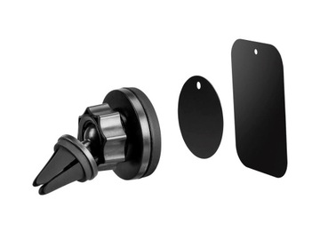 MOCNY UCHWYT samochodowy na kratkę magnetyczny smartfon telefon magnes