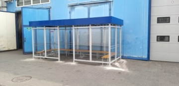 Профиль ПВХ для скамеек - ограждение 85х35мм/серебро 1м