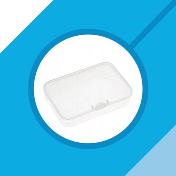 ОРГАНИЗАТОР ЗАКРЫТЫЙ КОНТЕЙНЕР ДЛЯ ТРАНСФЕРОВ ПЛАСТИКОВАЯ КОРОБКА 45Х35Х20 ММ