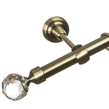 KARNISZ METALOWY POJEDYNCZY 19 mm 160 cm WZORY