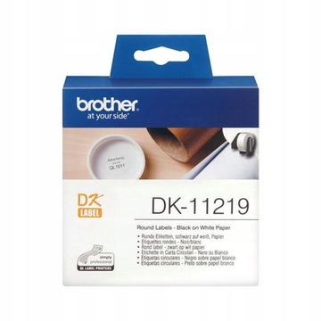 Etykiety Brother DK-11219 fi12mm 1200szt oryginał