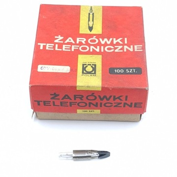 Żarówka telefoniczna Polam T-6,8 60V 50mA