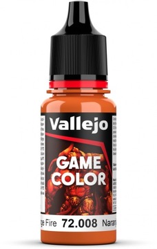 Vallejo 72008 Game Color 18ml Orange Fire